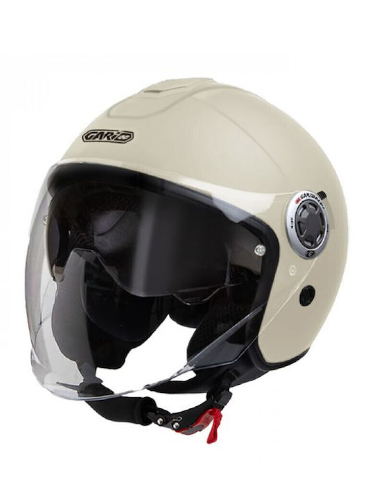 Garibaldi G20 Evo Matt Sand Motorradhelm Jet EC...