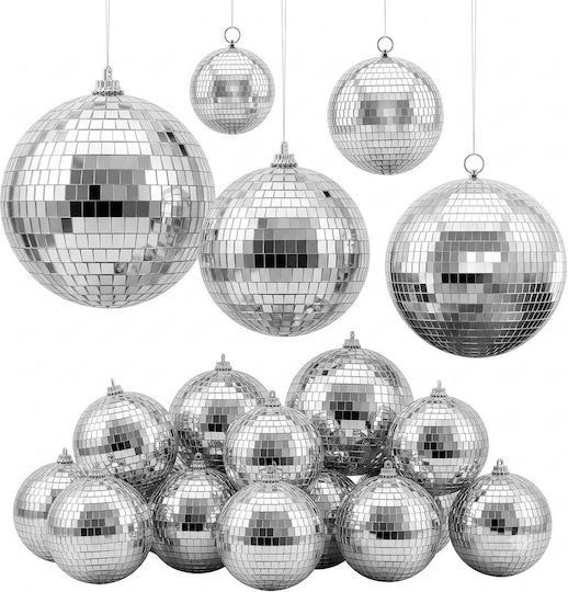 Vevor Disco Balls Mirror 17 Pcs Hanging Ring 80 100 150 200 300 Mm Jmdskq17j32ip43k9001v0