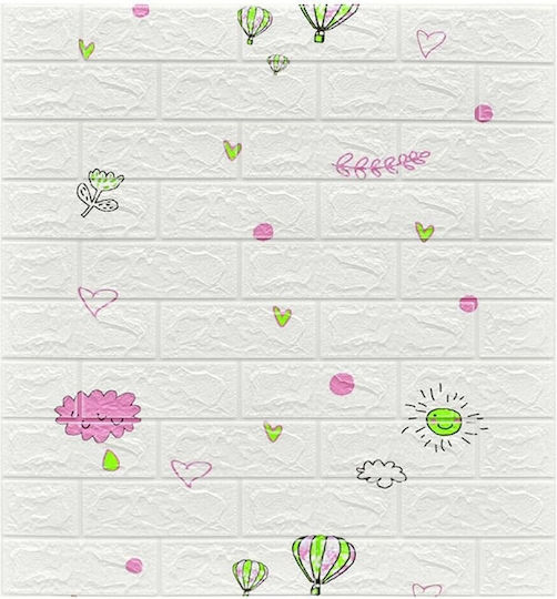 Autocolant Decorativ 3D Pentru Perete Copii Din Spumă 70x77cm 10 Bucăți Autocolant Decorativ 3D Pentru Perete Copii Din Spumă 70x77cm 10 Bucăți