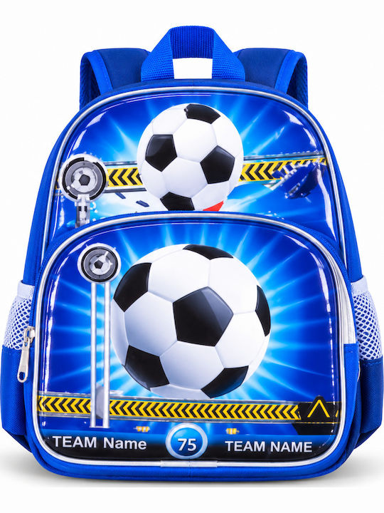 School Backpack For Elementary With Water Bottle Holder Blue