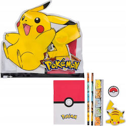 Pokemon Pikachu Filled Grey Pencil Case