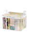 Plastic Storage Box with Lid White 32x24x25cm