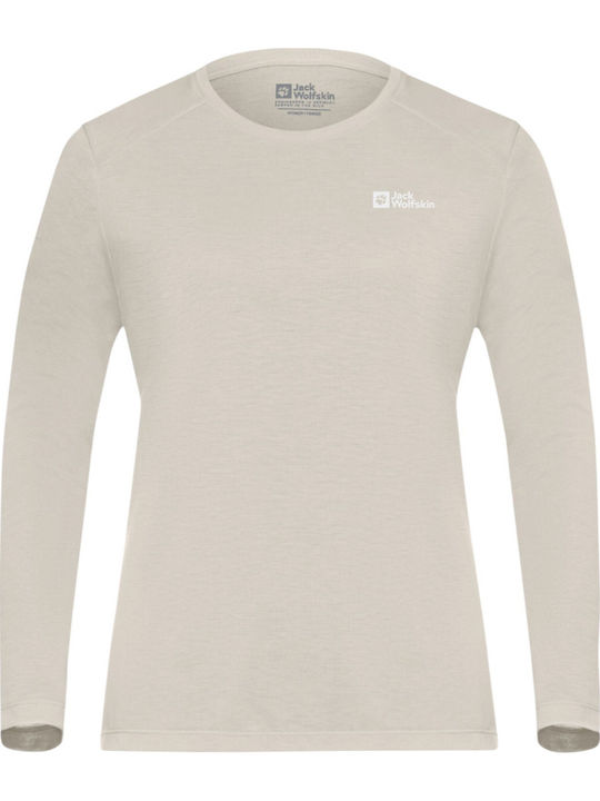 Bluza Damă Mânecă Lungă Bej