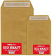 Salko Paper Set Kraft Mailing Envelopes Catalog Envelope 250 Pieces 22.9x32.4cm Beige