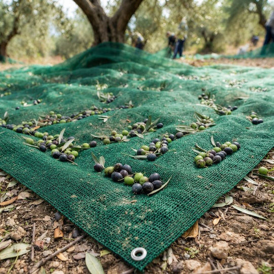 Kraft World Olive Sail from HDPE 5x10m Density 95gr/m²