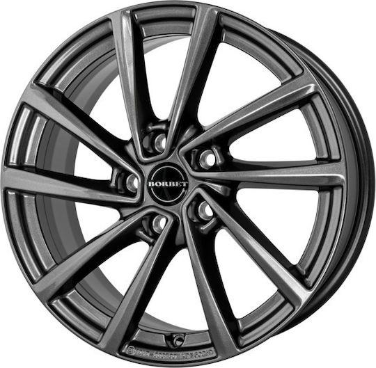 Borbet V 7.0x18 5x112 Einpresstiefe 45 Γrau Ανθρακί