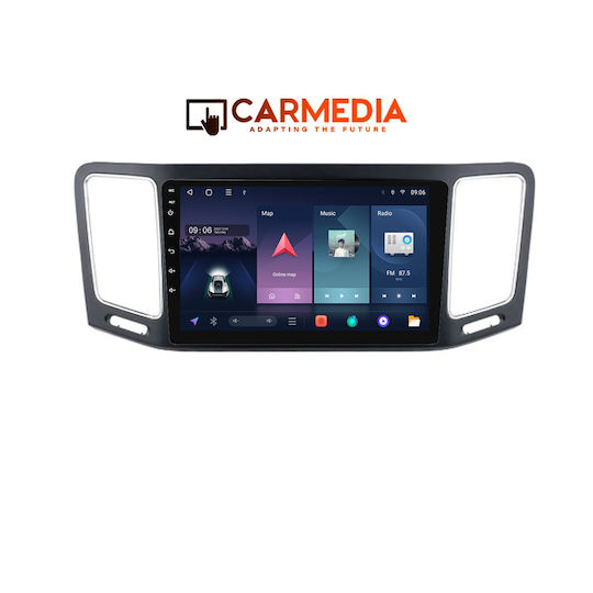 Carmedia Auto-Audiosysteme für Volkswagen Sharan 2011-2023 mit Touchscreen 9" Bluetooth USB WiFi GPS Apple CarPlay Android Auto