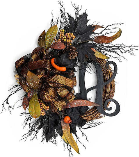 Coronă Halloween Decorațiune 45x Ø30cm Carnavalista 232848 P4a