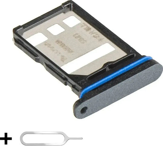 Suport Tăvi SIM Honor 600e Cu Cheie SIM Inclusă Catifea Neagră Negru