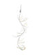 Christmas Decorative Illuminated Electric Branch Length 200cm Glitter Silver