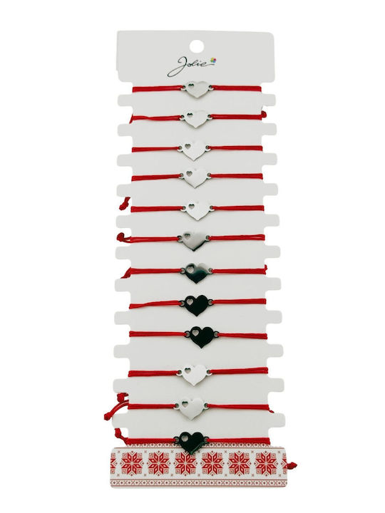 Jolie Set Bratari Pentru Femei Cu Design Inima Din Oțel