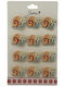 Set 12 Pinuri Martisor Copii Jolie Mel Design Multicolor