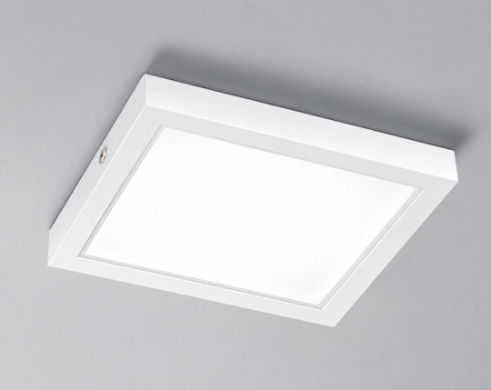Fan Europe Square LED Panel 24W with Warm White Light 3000K