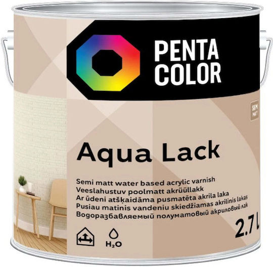 Pentacolor Lac De Impregnare Pentru Apă Satin 2.7lt