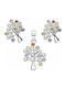 Charm Brad din Argint cu Zircon