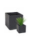 Krups Concrete Flower Pot Anthracite 300x28.6cm