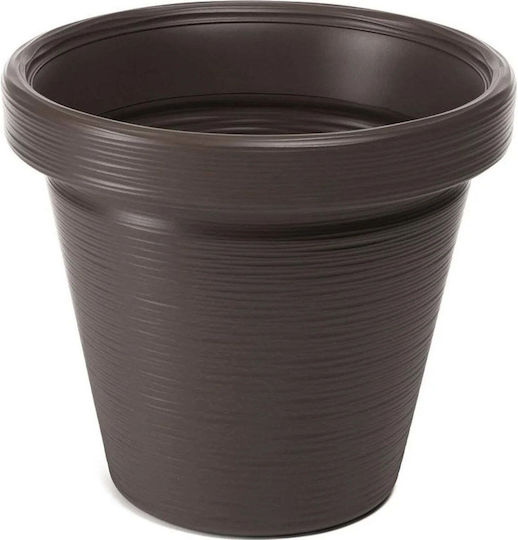 Lamela Plastic Flower Pot with Saucer 39x39x34cm