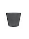 Lumarko Plastic Flower Pot Stony Black 49x49cm