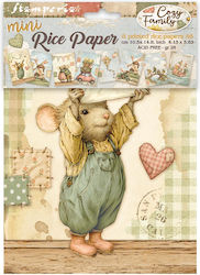 Set of 8 Decoupage Rice Papers Stamperia 10.5×1...