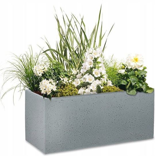 Lumarko Kunststoff Blumentopf Stony Graue 60x60x60cm