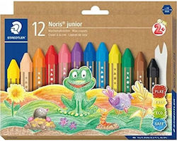 Staedtler Noris Σετ Κηρομπογιές με 12 Χρώματα