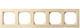 Liregus Switch Frame in Beige Colour