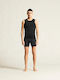 Sportliche Herrenbluse Schwarz