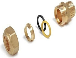 Copper Pipe Niple Fittings Giacomini R180m 18x3/4mf