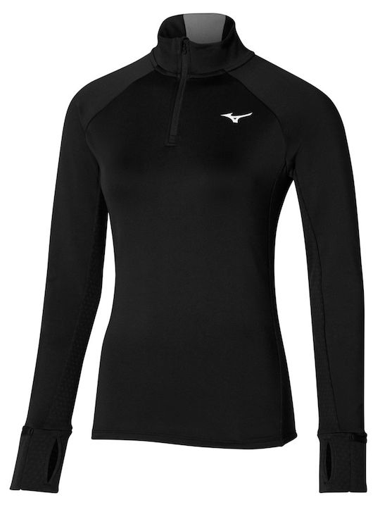 Warmalite Bluza Damă Iarnă Polar cu Fermoar Neagră