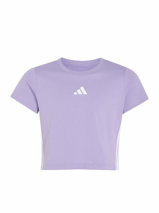 adidas Kids T-shirt Purple 3S Baby Tee
