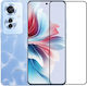 Protecție Ecran Tempered Glass Flippy Compatibil Oppo Reno 11f Full Glue Margini Negre Transparent