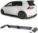 Дифузер Отзад За Задна Броня Vw Golf Vii 7 13-17 Gti Версия Черен Мат 3 Bars & 2 Side Splitters Abs Пластмаса 1 Брой Volkswagen