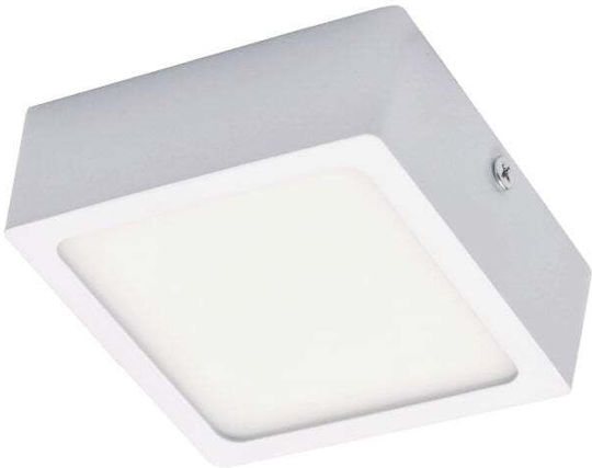 Tope Τετράγωνο Χωνευτό LED Panel 8W με Φυσικό Λευκό Φως 4000K