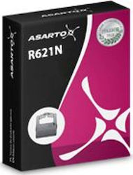 Asarto Ταινία Ετικετογράφου 18m x 18mm σε Μαύρο Χρώμα
