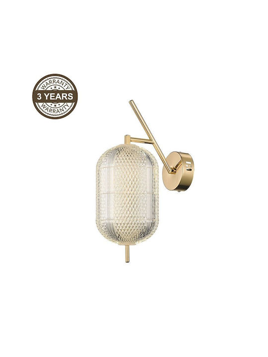 Domoletti Modern Wandleuchte mit Integrierter LED Gold