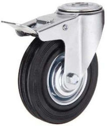 Monroe 11100DB Räder aus Gummi mit Bremse für Kinderwagen 100mm