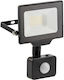 Gtv Waterproof LED Flood Light 20W Cold White 6000K with Motion Sensor IP65
