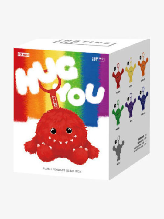 Plushy Keychain Pop Mart Instinctoy Hug You Series Plush Pendant Random Selection 1 Piece