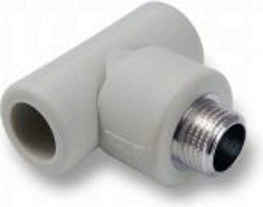 Detal-met Pipe Tee Pp External Thread 32mm X 1