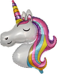 Birthday Unicorn Foil Jumbo White Balloon 115cm Birthday Unicorn Foil Jumbo White Balloon 115cm