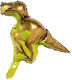 Baloane Zi De Naștere Dinozauri Folie Maro 48 cm