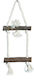 Birds Kingdom Vogelkäfig-Zubehör Spiel für Papageien Holztreppe Hängend Seil 37cm