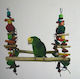 Birds Kingdom Schaukel Doppel Für Große Papageien Java Bridge 60x30x60