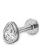 Mentzos Ohrringe Piercing aus Silber