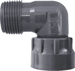 Platinet PVC Pipe Elbow Fitting Male/Female 1mm