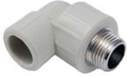Detal-met Polypropylene Pipe Elbow 3/4" Female 32mm