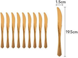 Partyutensilien Flippy Messer Braun 10 Stück