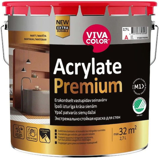 VivaColor Acrilic Pentru Apă 2.7lt Vopsea Acrilică Matt