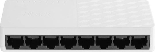 Hikvision L2 Switch με 8 Θύρες Gigabit (1Gbps) Ethernet