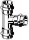 Viega Tee 28x15x28mm Stainless Steel 435950